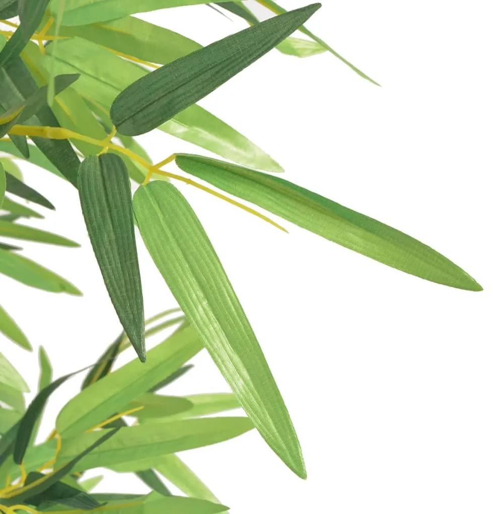 vidaXL Kunstplant met pot bamboe 120 cm groen