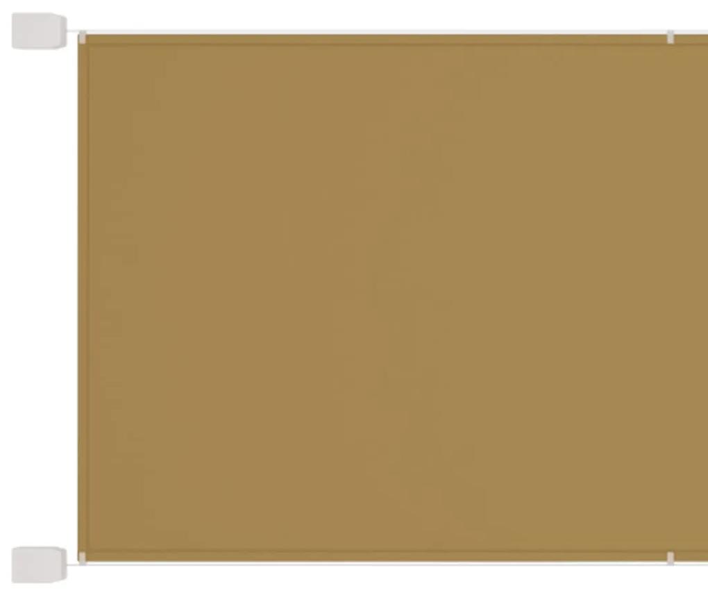 vidaXL Luifel verticaal 60x420 cm oxford stof beige