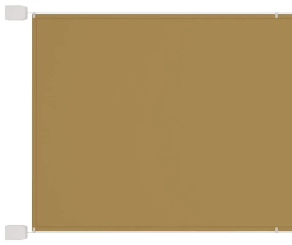 vidaXL Luifel verticaal 60x420 cm oxford stof beige
