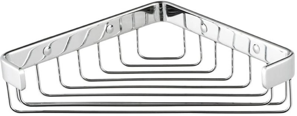 Geesa Basket doucherek hoekmontage 24x17,5x5cm chroom