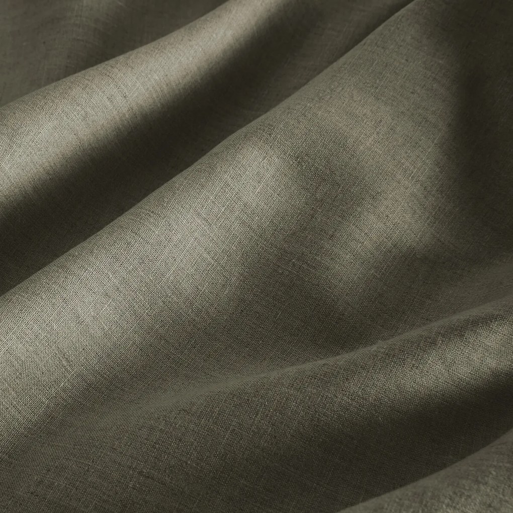 Verduisteringsgordijn van gewassen linnen, oogjes, Private