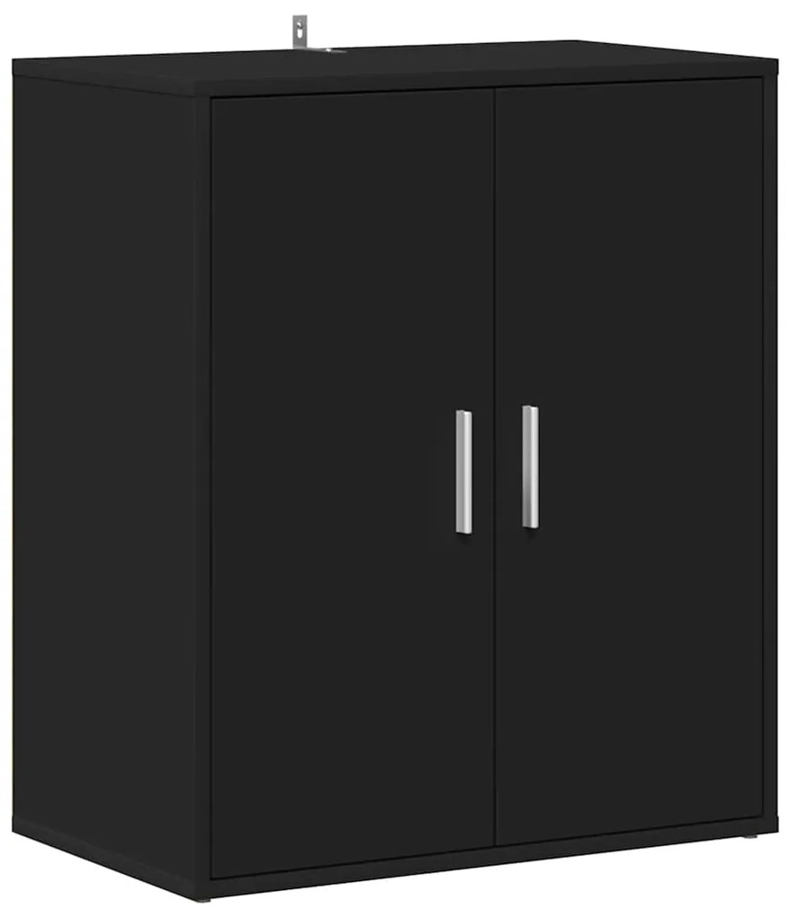 vidaXL Schoenenkast 60x35x70 cm bewerkt hout zwart