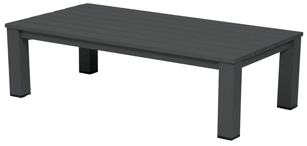 Garden Impressions Coba lounge tuintafel 130x70 - donker grijs