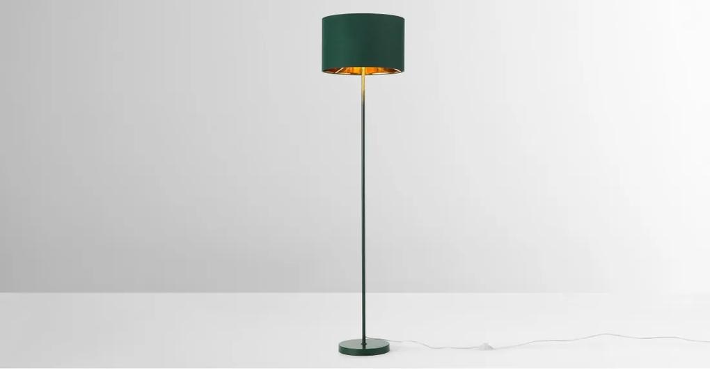 Jacy staande lamp, groen en koper