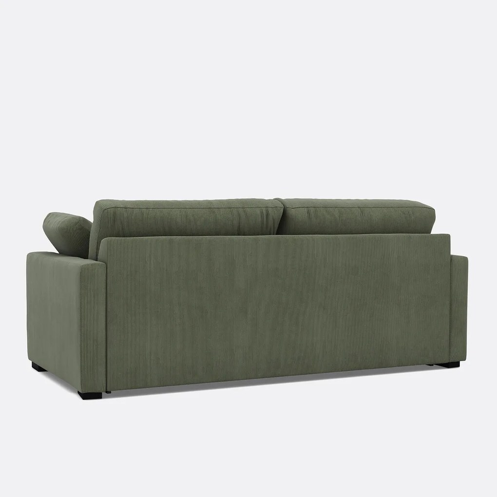 Slaapbank in ribfluweel, Comfort Bultex®, Timor