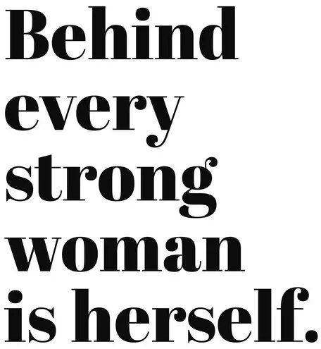 Ilustratie Behind every strong woman, Finlay & Noa