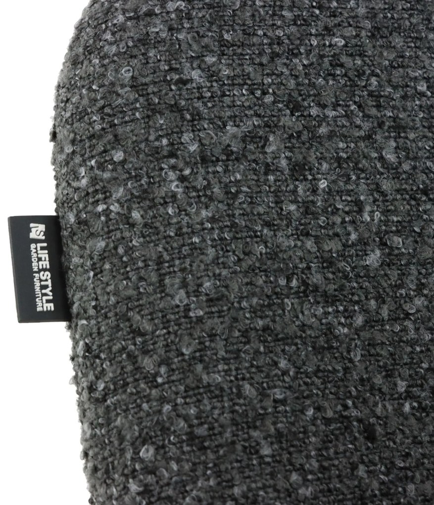 Tuinset 4 personen 120 cm Outdoor textiel Grijs Lifestyle Garden Furniture Lugo/Vienna