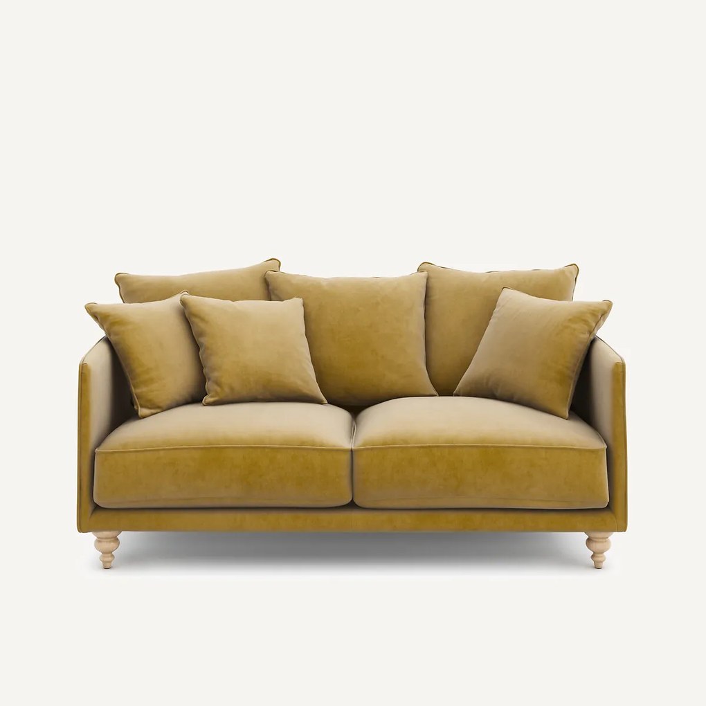 3-zits compacte fluwelen zetel, Lazare