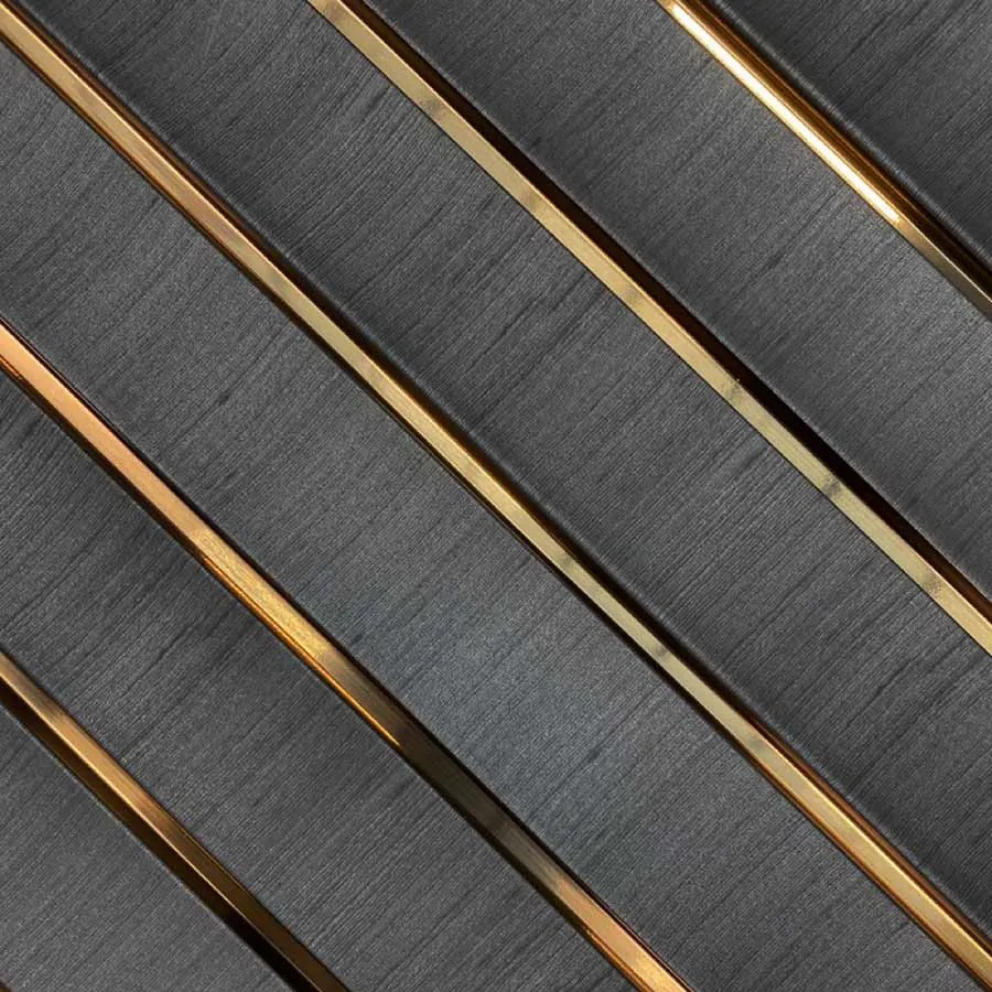 Wandpaneel Grace Antraciet 260x12cm - 260 cm x 12 cm x 1.2 cm | 1.2 kg | Paneli akoestische wandpanelen - AKU Wandpanelen