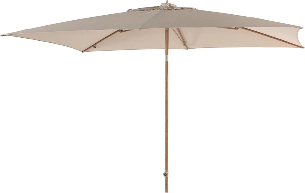 4 Seasons Azzurro stokparasol 200 x 300 cm frame woodlook - doek sand
