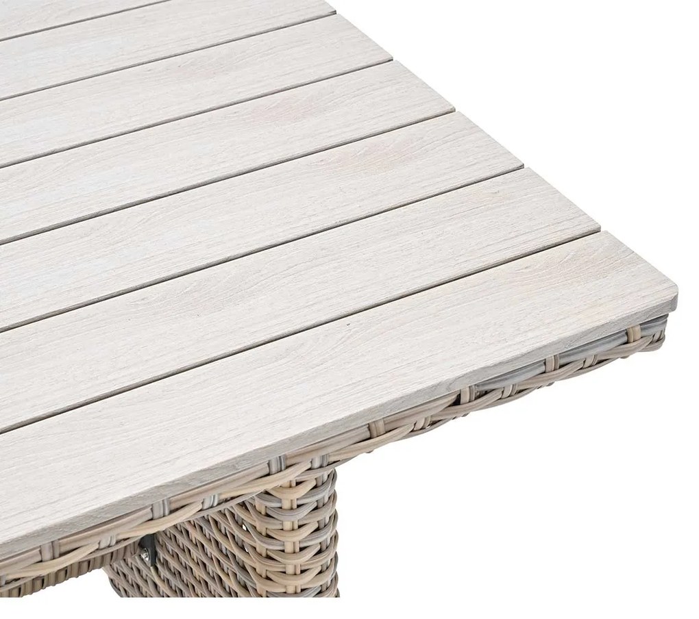 Garden Impressions Alaska lounge dining set 5-delig links - light teak vironwood