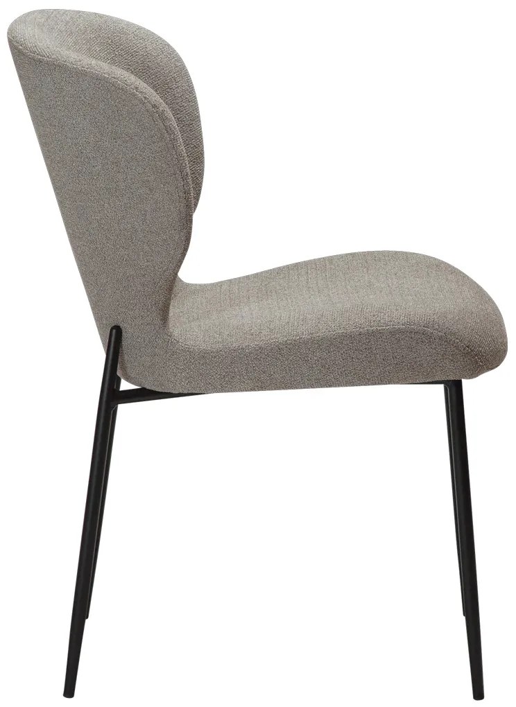 Dan-Form Glory Luxe Eetkamerstoel Grijsbruin Boucle