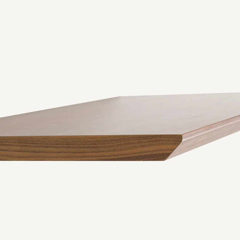 Walnoot gefineerde plank B110 x D28 cm, Archivita