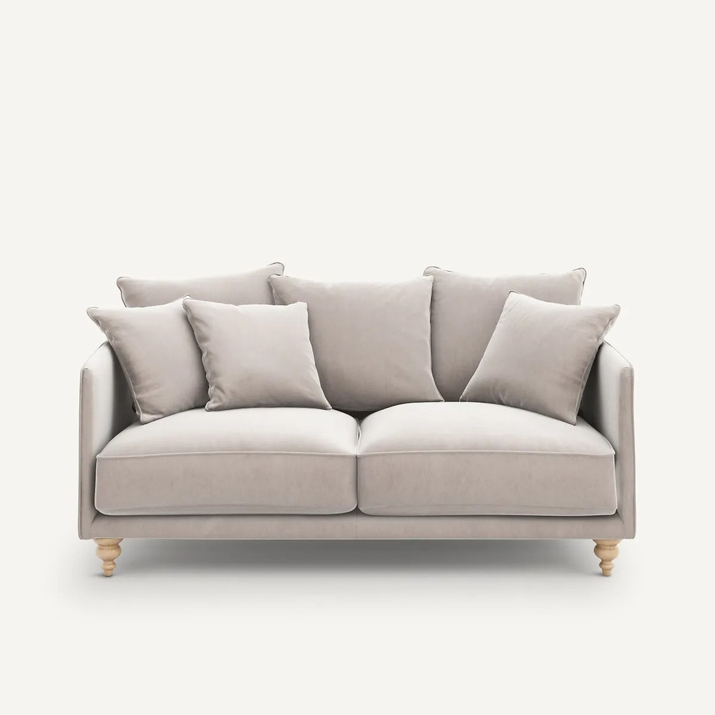 3-zits compacte fluwelen zetel, Lazare