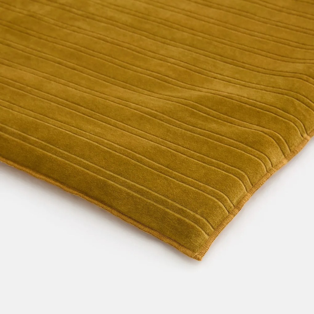 Zitmatras, fluweel met inkepingen, MILO