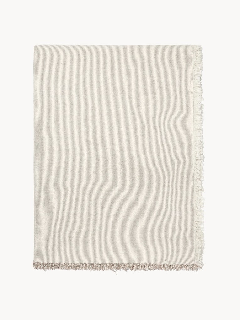 Gestreept katoenen tafelkleed Elouise, in verschillende maten