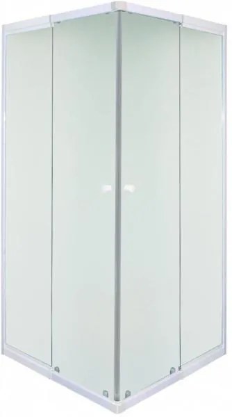 Badstuber Corner frosted 80-90x80-90cm douchecabine matglas