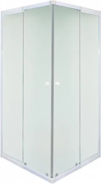 Badstuber Corner frosted 80-90x80-90cm douchecabine matglas