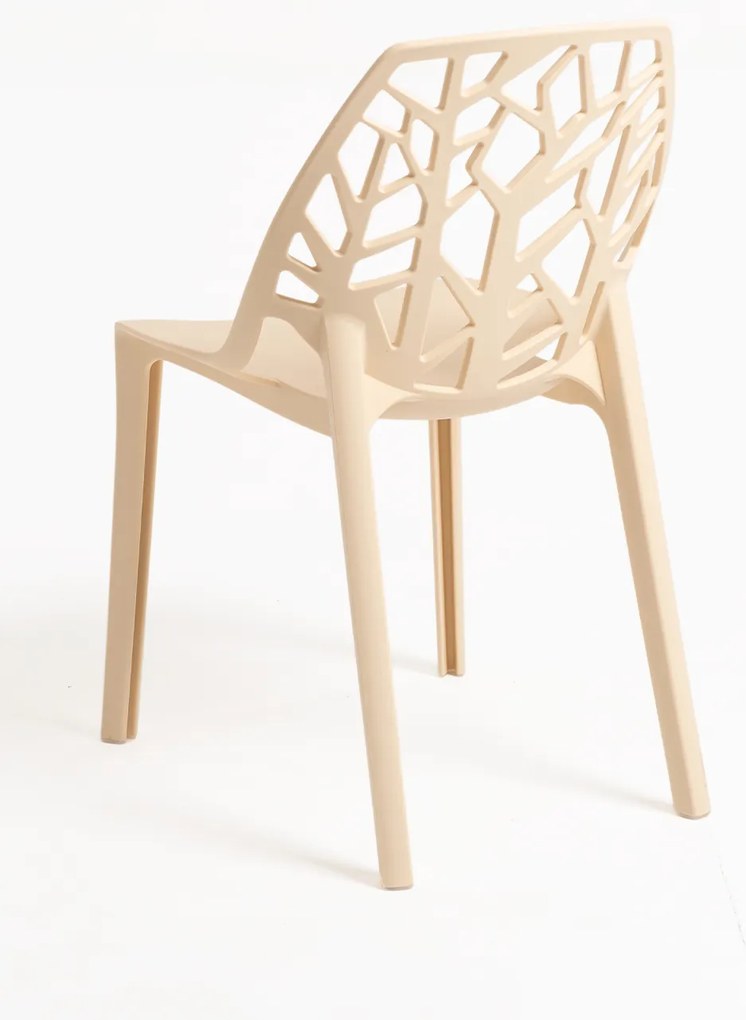 Set 4 Hissar Polypropyleen Stoelen