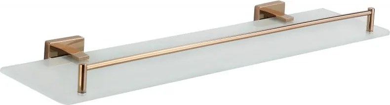 Mexen Arno hangende glazen plank, roze goud - 7020737-60