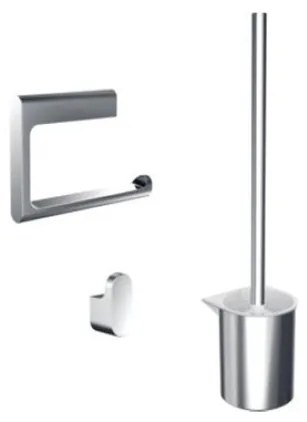 Emco Flow Toilet accessoireset - 3delig - Chroom 279800101