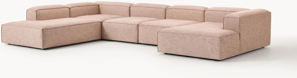 Modulaire U-bank Lennon van linnenmix