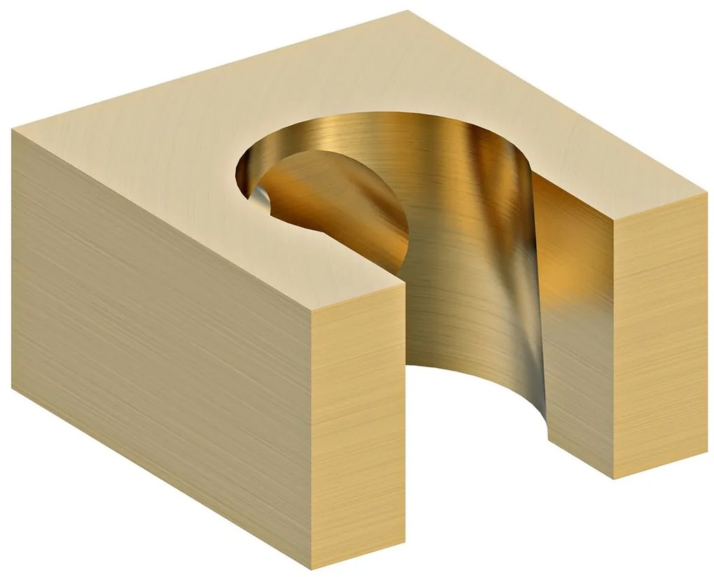 Sapho Moro handdouche houder goud mat