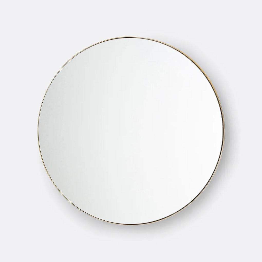 Ronde metalen spiegel, diameter 90 cm, IODUS