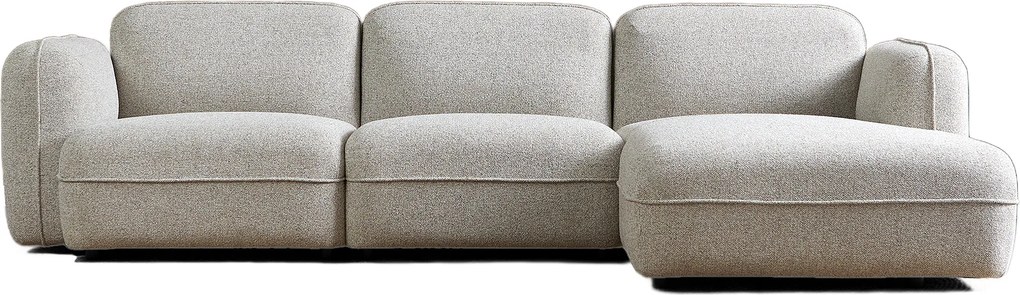 PEPP Interiors Drop Bank Met Chaise Longue Rechts Beige Serenity 03