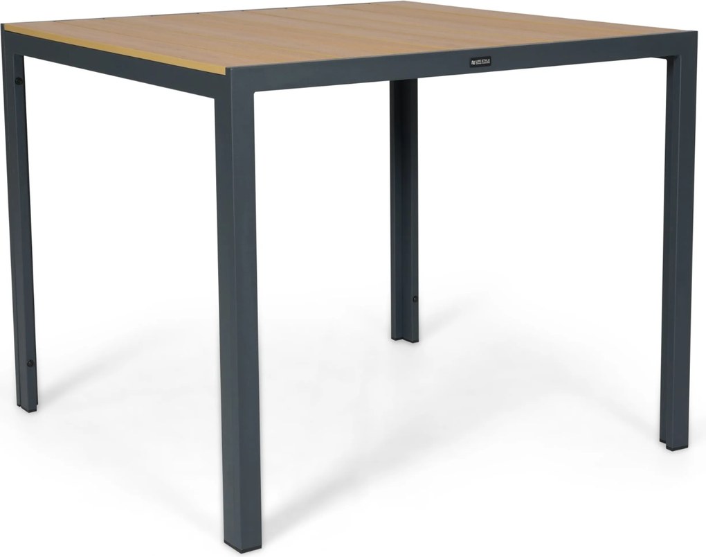 Dining Tuintafel rechthoekig 90x90 cm Grijs Creta