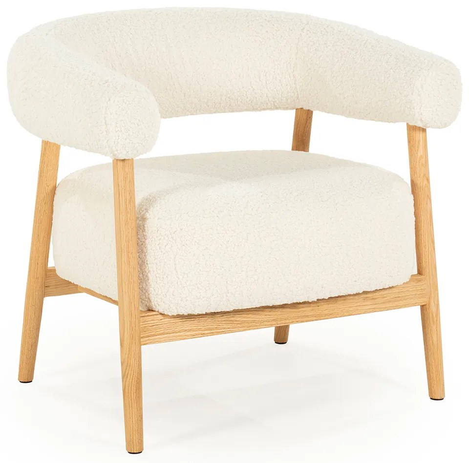 Fauteuil Eiken Frame Beige