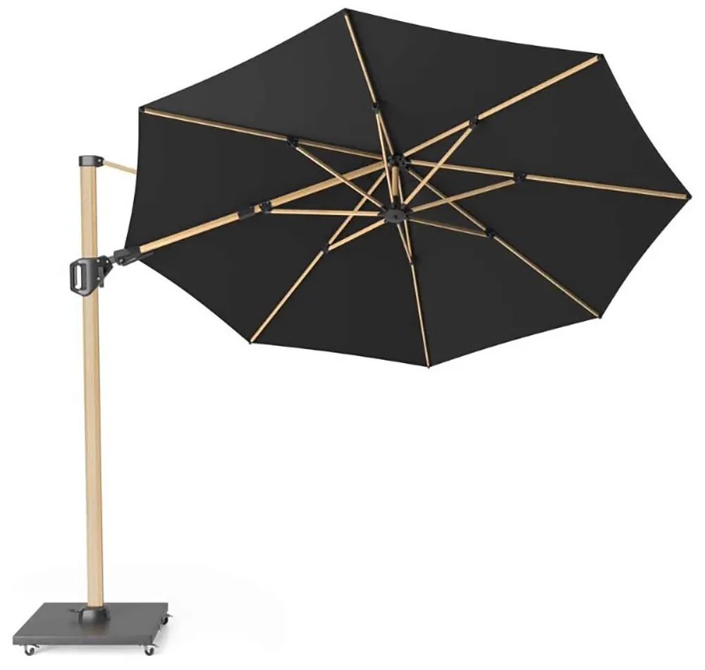 Zweefparasol  3.5m T2 premium (excl. voet) Grijs-antraciet Platinum Challenger