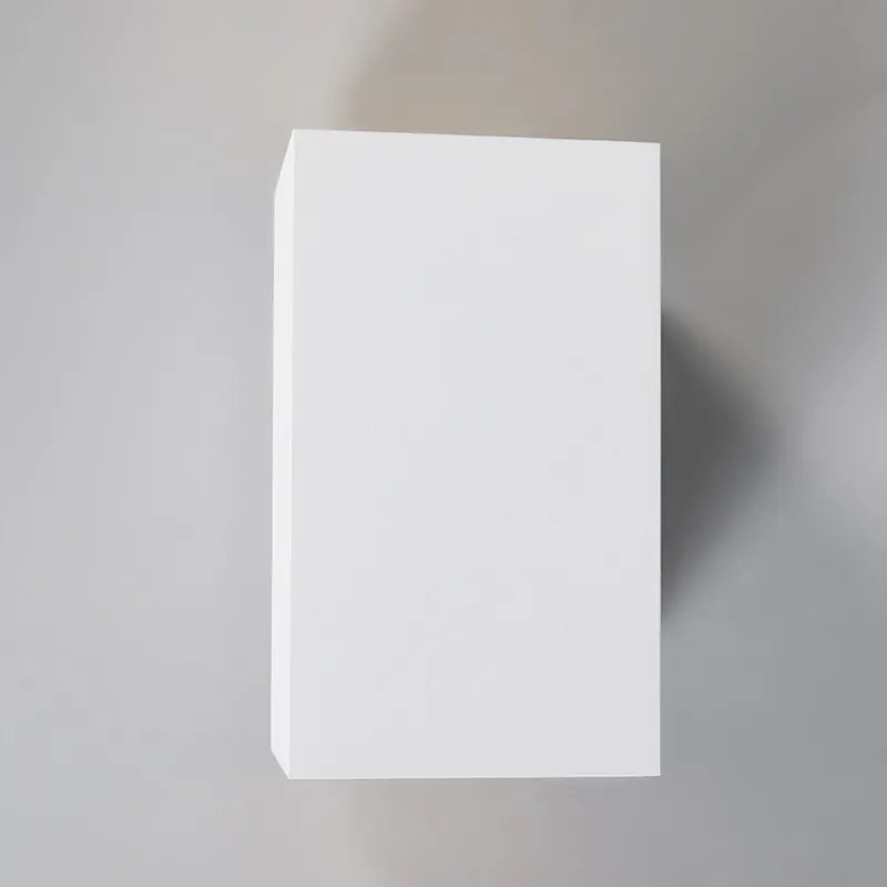 Moderne wandlamp wit vierkant 2-lichts - Sandy