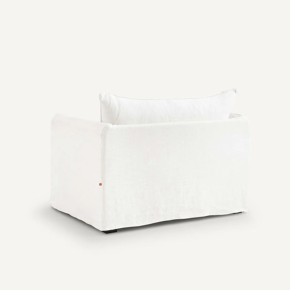 Fauteuil XL gekreukt linnen, Neo Chiquito