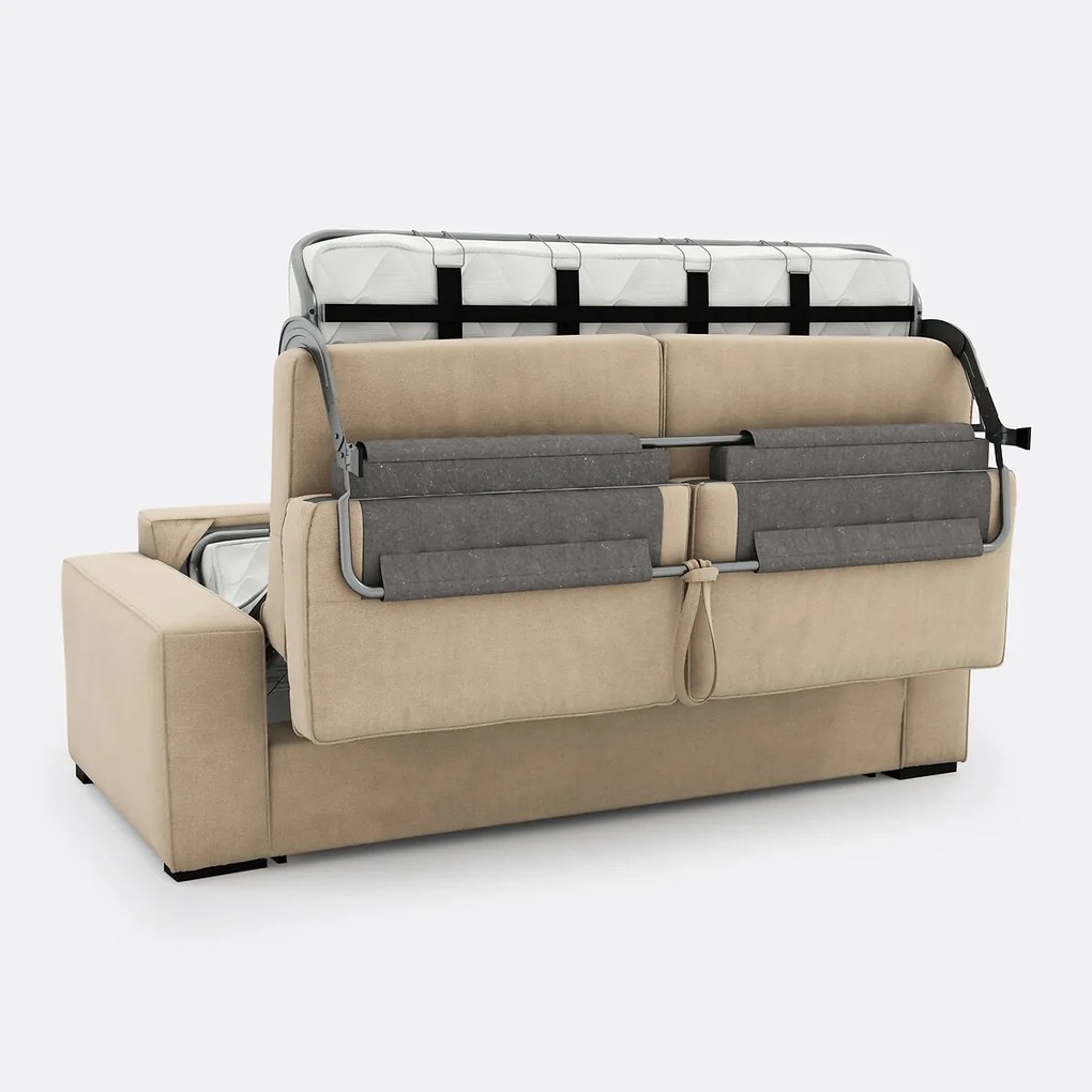 Slaapbank van polyester, Comfort BULTEX®, Cécilia