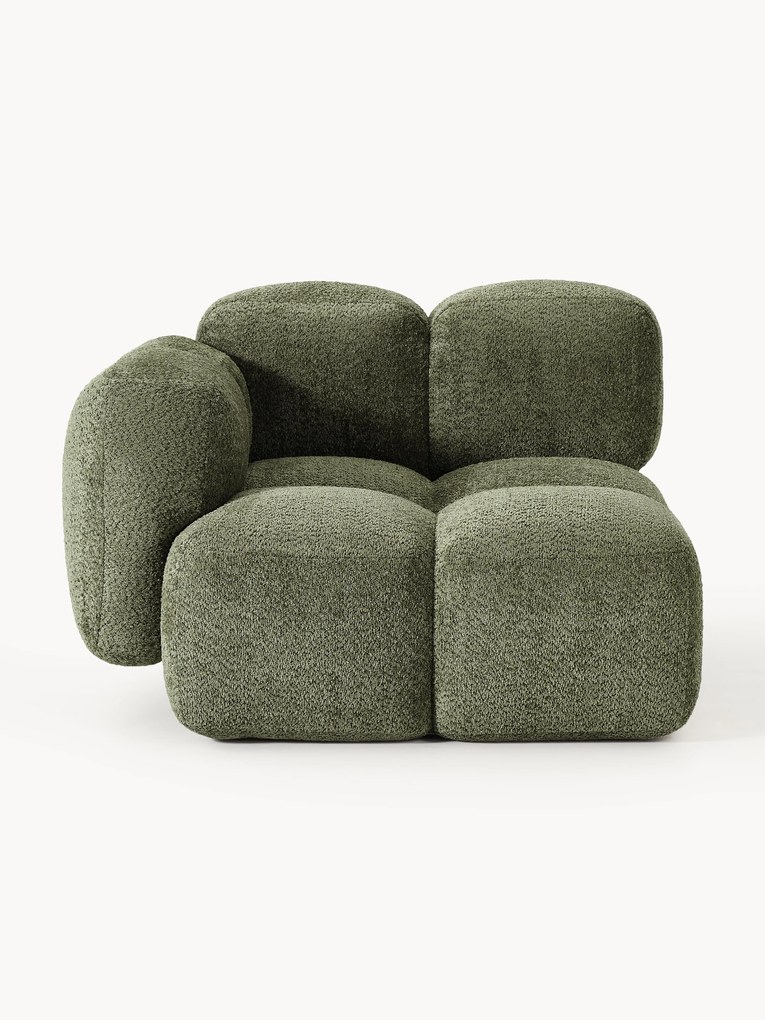 Hoekmodule Tayla van teddy bouclé