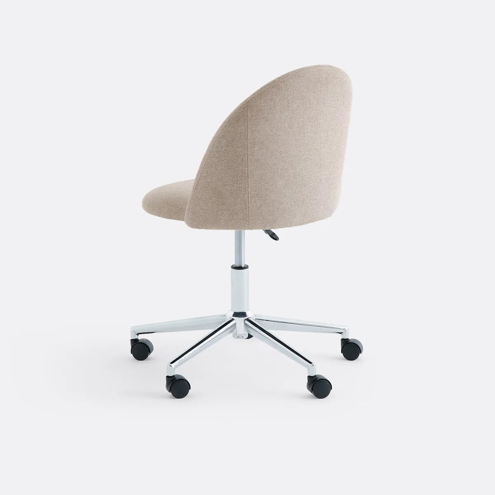 Bureaustoel met wielen, structuurstof, BRITTY