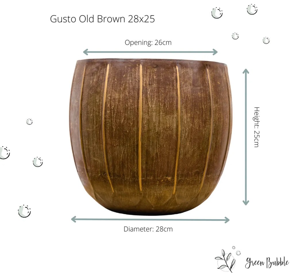 Pot Gusto old brown
