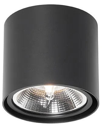 Design Spot / Opbouwspot / Plafondspot zwart AR111 - Impact Design GU10 cilinder / rond Binnenverlichting Lamp