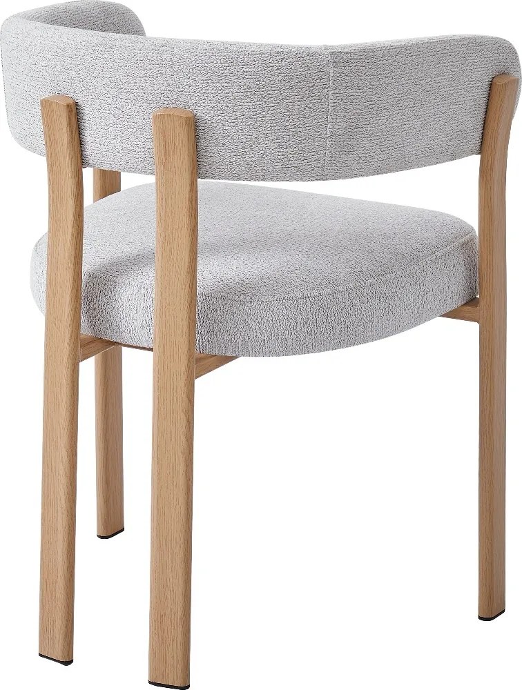 Eetkamerstoel Eiken Met Ronde Rugleuning