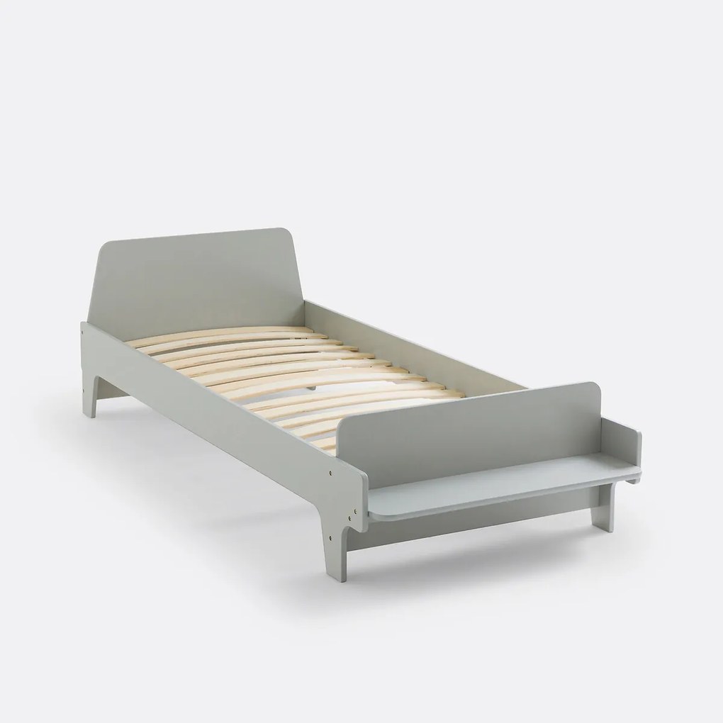 Bed met lattenbodem + bank Nuttéo