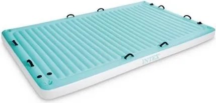 Intex opblaasbare luchtmatras Water Lounge XL - blauw - L310 x B183 cm