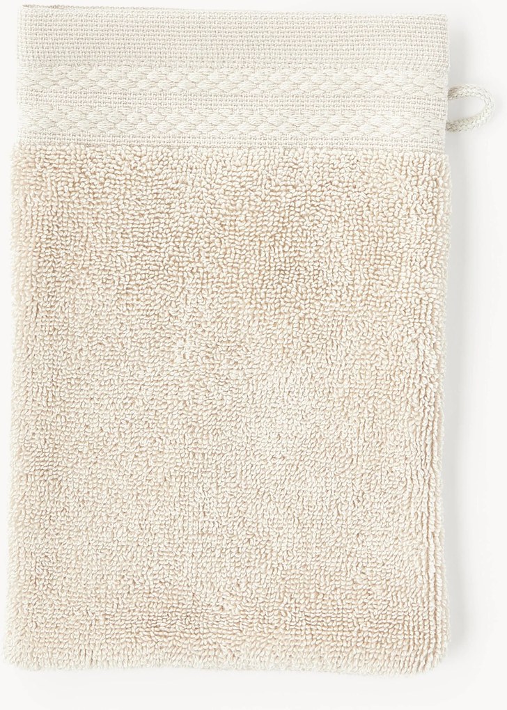 Washandschoenen Premium van biologisch katoen, 2 stuks
