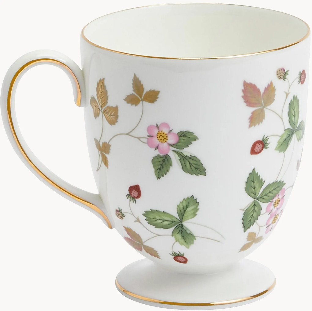Fine Bone China mok Wild Strawberry