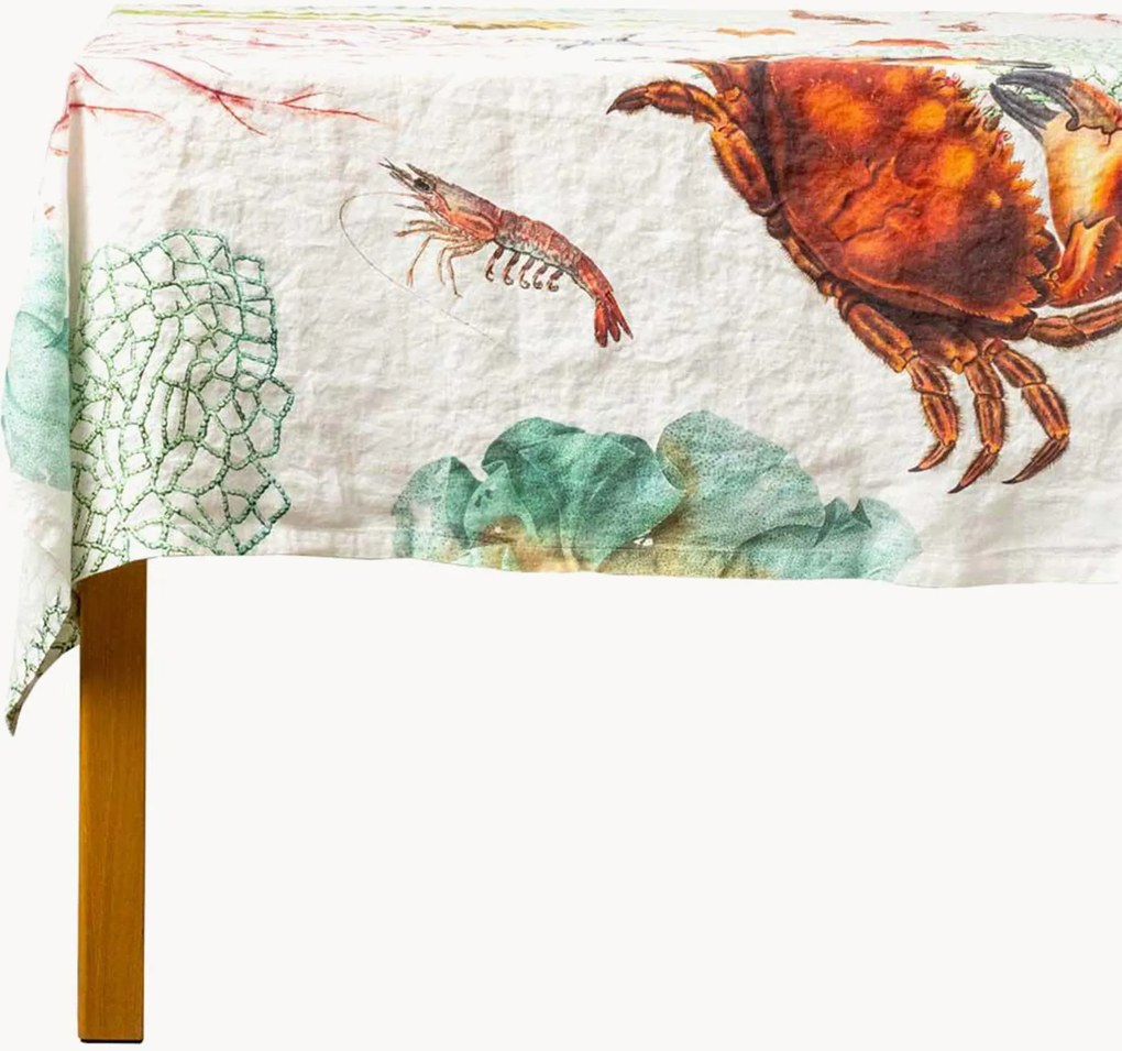 Linnen tafelkleed Ocean Animals