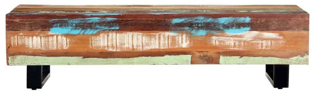 vidaXL Salontafel 120x50x30 cm massief gerecycled hout en staal