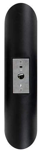 Moderne wandlamp zwart met gouden binnenkant 9,6 cm- Organo