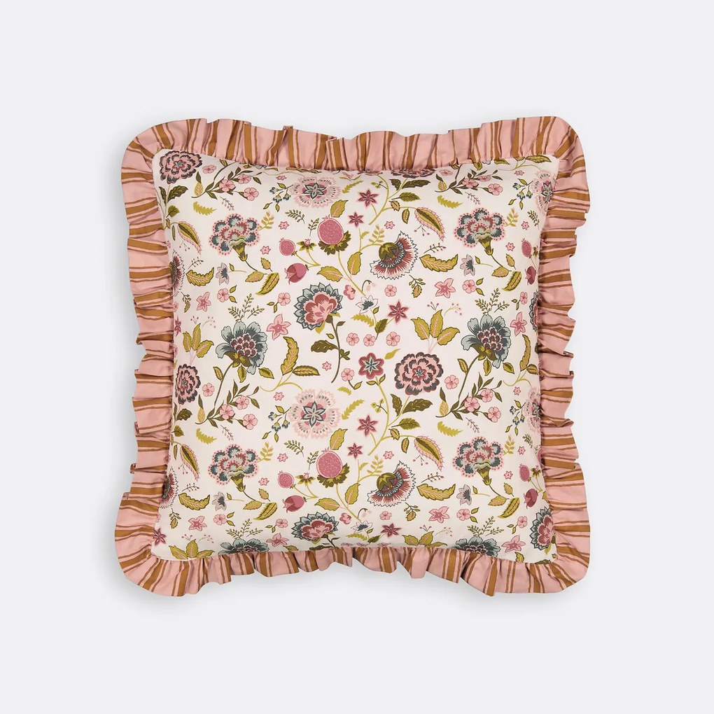 Kussenhoes met ruches 45x45 cm, Shirley