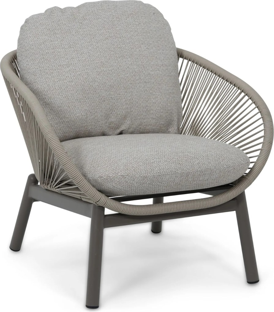 Tuinstoel Rope Taupe-naturel-bruin Coco Dune