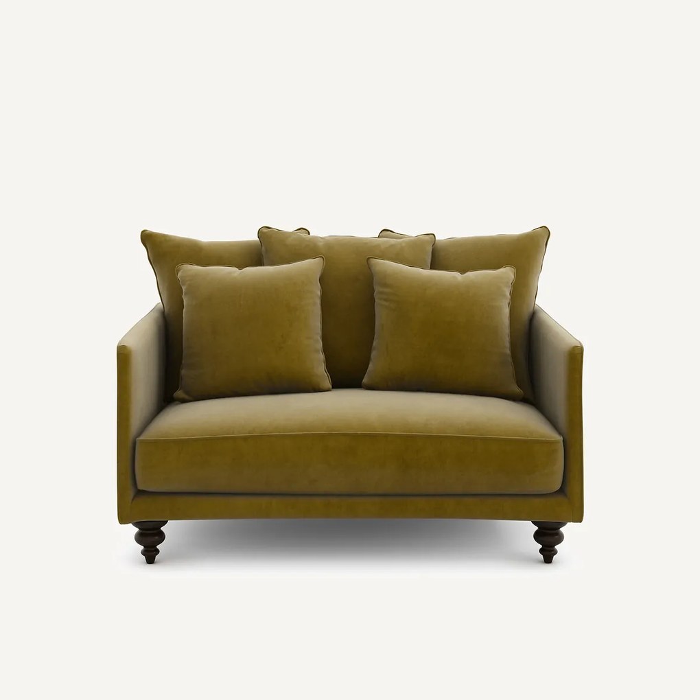 2-zits fluwelen bank, Lazare